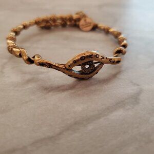 ✨ Alex and Ani Gold Beaded Expandable Bracelet Vintage 66 ✨